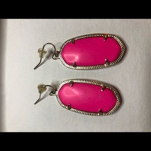 Kendra Scott Neon Pink Elle Earrings